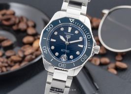TAG Heuer Aquaracer Lady WBP231B.BA0618 (Unknown (random serial)) - Blue dial 36 mm Steel case