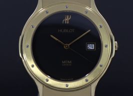Hublot MDM 1528-3 (2000) - Zwart wijzerplaat 36mm Geelgoud