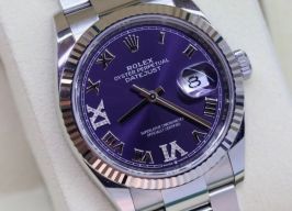 Rolex Datejust 36 126234 (2024) - Purple dial 36 mm Steel case