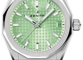 Zenith Defy Skyline 03.9400.670/61.I001 (2024) - Green dial 36 mm Steel case