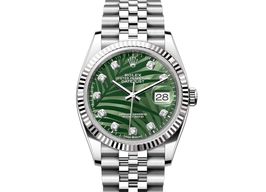 Rolex Datejust 36 126234-0055 (2024) - Green dial 36 mm Steel case