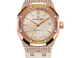 Audemars Piguet Royal Oak Lady 15452OR.ZY.D038VE.01 (2025) - Beige dial 37 mm Rose Gold case