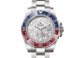 Rolex GMT-Master II 126719BLRO (2025) - Zilver wijzerplaat 40mm Witgoud