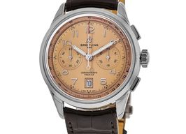 Breitling Premier AB0145331K1P1 (2026) - Roze wijzerplaat 42mm Staal