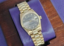 Rolex Datejust 31 68278 (1993) - Silver dial 31 mm Yellow Gold case