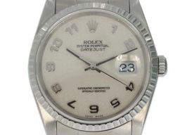 Rolex Datejust 36 16220 (1989) - Wit wijzerplaat 36mm Staal