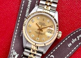 Rolex Lady-Datejust 69173G (1995) - Gold dial 26 mm Gold/Steel case
