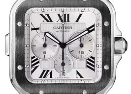 Cartier Santos WSSA0017 (2025) - Wit wijzerplaat 43mm Staal