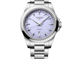Longines Conquest L3.350.4.02.6 (2026) - Purple dial 30 mm Steel case