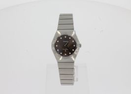 Omega Constellation Quartz 131.10.28.60.56.001 (2025) - Grijs wijzerplaat 28mm Staal