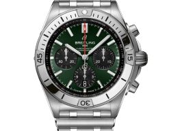 Breitling Chronomat 42 AB0134101L2A1 (2024) - Groen wijzerplaat 43mm Staal