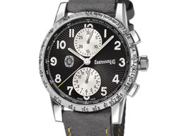 Eberhard & Co. Tazio Nuvolari 31075.02 CPT (2026) - Black dial 41 mm Steel case