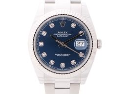 Rolex Datejust 41 126334 (2024) - Blauw wijzerplaat 41mm Staal