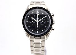 Omega Speedmaster Moonphase 38765031 (2008) - Zwart wijzerplaat 42mm Staal