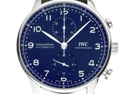 IWC Portuguese Chronograph IW371606 (2026) - Blue dial 41 mm Steel case