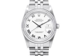 Rolex Datejust 36 16234 (1988) - Wit wijzerplaat 36mm Staal