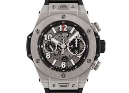 Hublot Big Bang Unico 411.NX.1170.RX (Onbekend (willekeurig serienummer)) - Transparant wijzerplaat 46mm Titanium