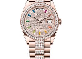 Rolex Day-Date 36 128345RBR (2025) - Diamant wijzerplaat 36mm Roségoud