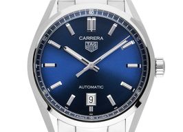 TAG Heuer Carrera Calibre 5 WBN2112.BA0639 (2025) - Blue dial 39 mm Steel case