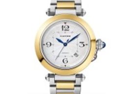 Cartier Pasha W2PA0009 (2024) - Silver dial 41 mm Gold/Steel case