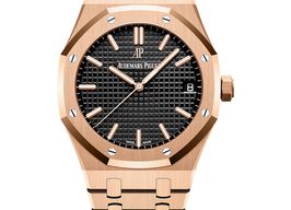 Audemars Piguet Royal Oak Selfwinding 15500OR.OO.1220OR.01 (2025) - Black dial 41 mm Rose Gold case