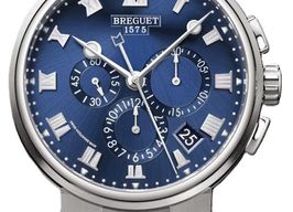 Breguet Marine 5527TI/Y1/9WV (2025) - Blue dial 43 mm Titanium case