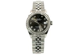 Rolex Lady-Datejust 279384RBR (2021) - Grey dial 28 mm Steel case