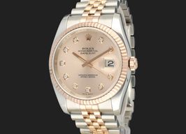 Rolex Datejust 36 116231 (2005) - Silver dial 36 mm Gold/Steel case