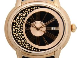 Audemars Piguet Millenary 15331or.oo.d002cr.01 (2025) - Black dial 45 mm Rose Gold case