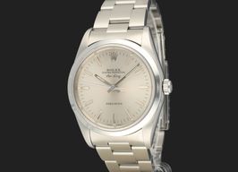 Rolex Air-King 14000 (1995) - Zilver wijzerplaat 34mm Staal