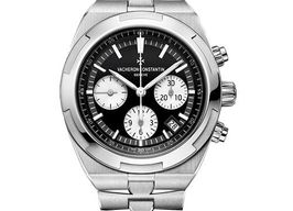 Vacheron Constantin Overseas Chronograph 5500V/110A-B481 (2024) - Zwart wijzerplaat 43mm Staal