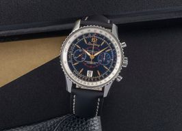 Breitling Montbrillant A48330 (2005) - Zwart wijzerplaat 43mm Staal