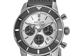 Breitling Superocean Heritage II Chronograph AB0162121G1S1 (2023) - Silver dial 44 mm Steel case