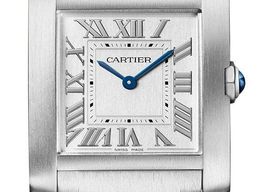 Cartier Tank Française WSTA0074 (2025) - Zilver wijzerplaat 32mm Staal