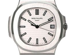 Patek Philippe Nautilus 5711/1A-011 (2018) - Wit wijzerplaat 40mm Staal