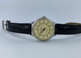 Meistersinger Perigraph - (Unknown (random serial)) - Yellow dial 43 mm Steel case