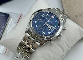 Breitling Classic AVI A233801A1C1A1 (2023) - Blauw wijzerplaat 42mm Staal