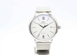 IWC Portofino Automatic IW356505 (2023) - Zilver wijzerplaat 40mm Staal