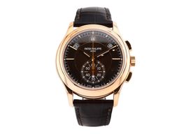 Patek Philippe Annual Calendar Chronograph 5905R-001 (2022) - Brown dial 42 mm Rose Gold case