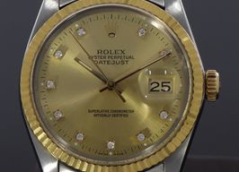 Rolex Datejust 36 16013 (1987) - Goud wijzerplaat 36mm Goud/Staal