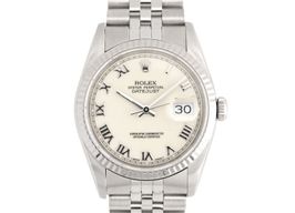 Rolex Datejust 36 16234 (1992) - Wit wijzerplaat 36mm Staal