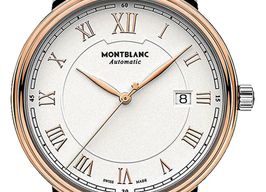 Montblanc Tradition 114336 (2023) - Wit wijzerplaat 40mm Staal