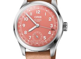 Oris Big Crown Pointer Date 01 403 7799 4068-07 6 20 11FC (2025) - Rood wijzerplaat 40mm Staal