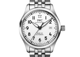 IWC Pilot Mark IW328208 (2024) - Wit wijzerplaat 40mm Staal