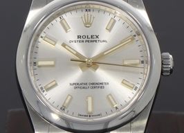 Rolex Oyster Perpetual 34 124200 (2022) - Silver dial 34 mm Steel case