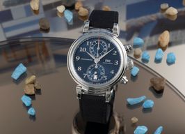 IWC Da Vinci Chronograph IW393402 (2017) - Blue dial 42 mm Steel case