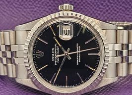 Rolex Datejust 36 16030 (1984) - Zwart wijzerplaat 36mm Staal