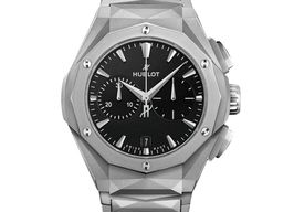 Hublot Classic Fusion Chronograph 549.NI.1270.NI.ORL23 (2025) - Zwart wijzerplaat 41mm Titanium