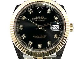 Rolex Datejust 41 126333 (2022) - Black dial 41 mm Gold/Steel case