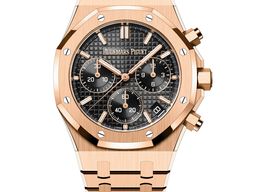 Audemars Piguet Royal Oak Chronograph 26240OR.OO.1320OR.06 (2025) - Black dial 41 mm Rose Gold case